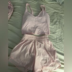 Lululemon align tank & track that shorts HR set